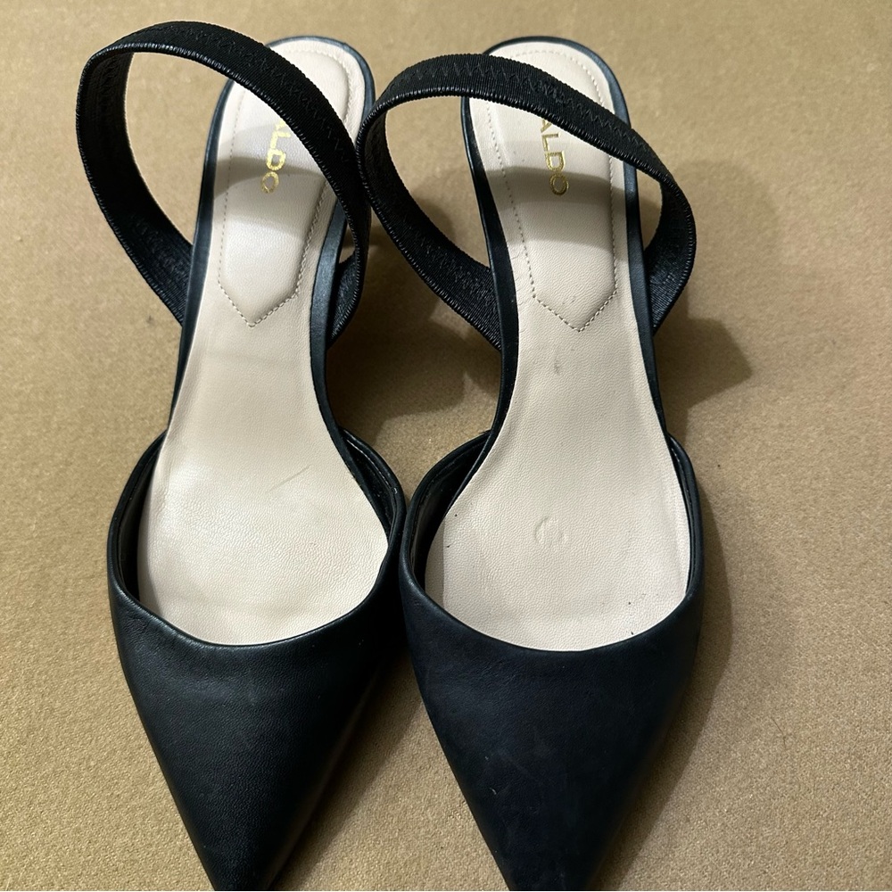 ALDO Women's Black Slip-On Shoes